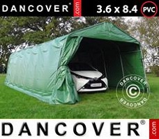 Tente 3,6x8,4x2,7m PVC, Vert