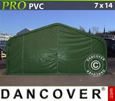 Tente 7x14x3,8m PVC, Vert