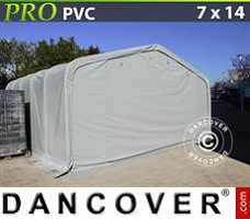 Tente 7x14x3,8m PVC, Gris