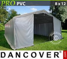 Tente 8x12x4,4m PVC, Gris