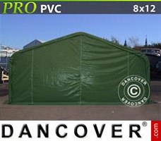 Tente 8x12x4,4m PVC, Vert